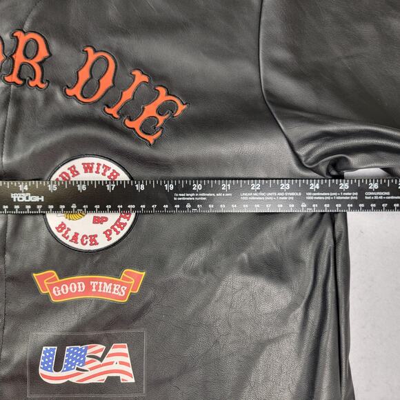Black Pike Shirt Mens 2XL Black Ride or Die Legend Collection USA Biker (1099) - Picture 7 of 8